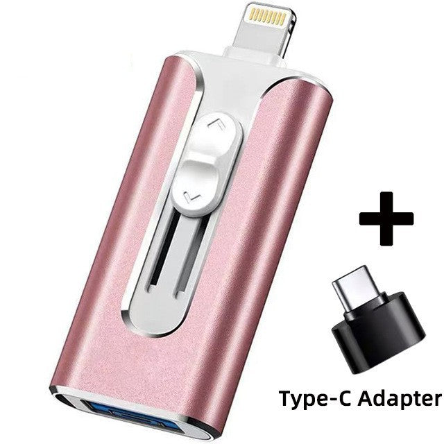Versatile Dual-Connector USB Flash Drive Bowlift