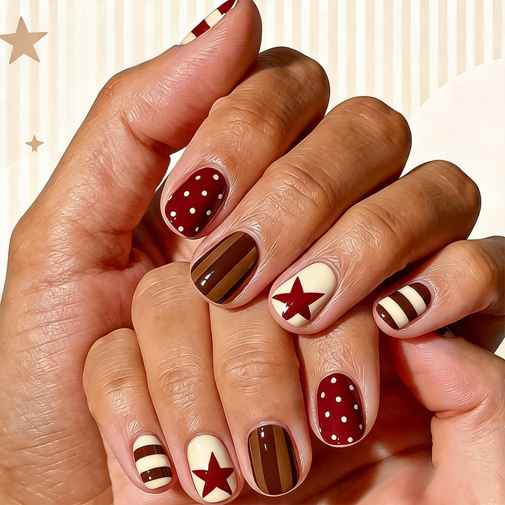 Festive Geometric Nail Art Set Bowlift