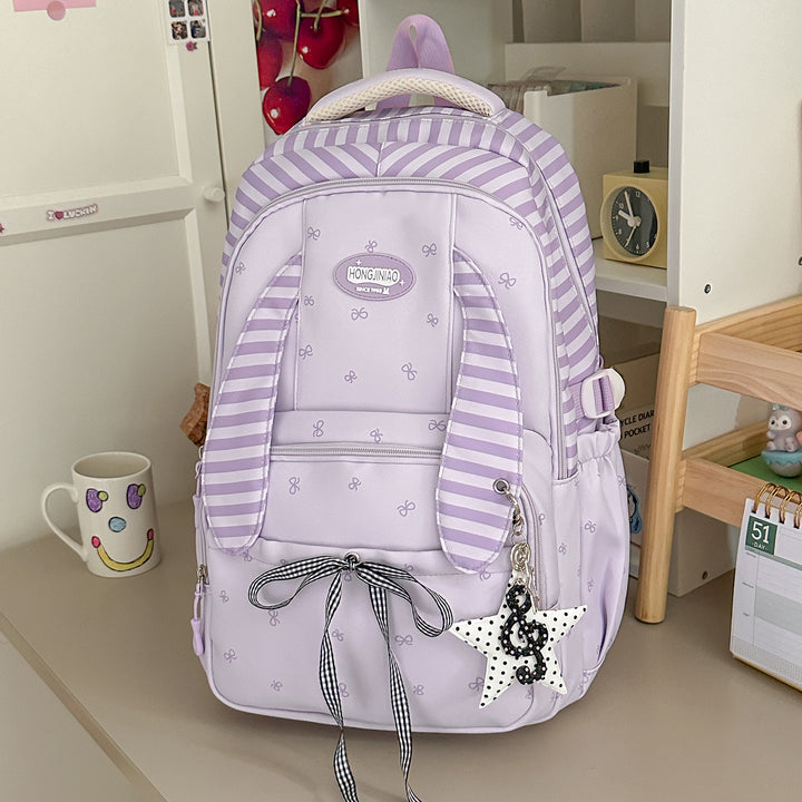 Fun Bunny-Ear Design Backpack Bowlift