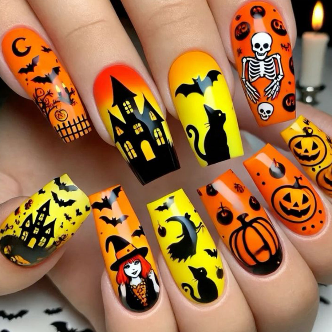 Halloween-Themed 3D Nail Art Extensions Bowlift 1789713455