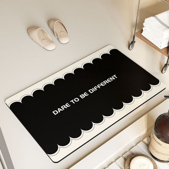 Piano Keys Design Bath Mat Bowlift