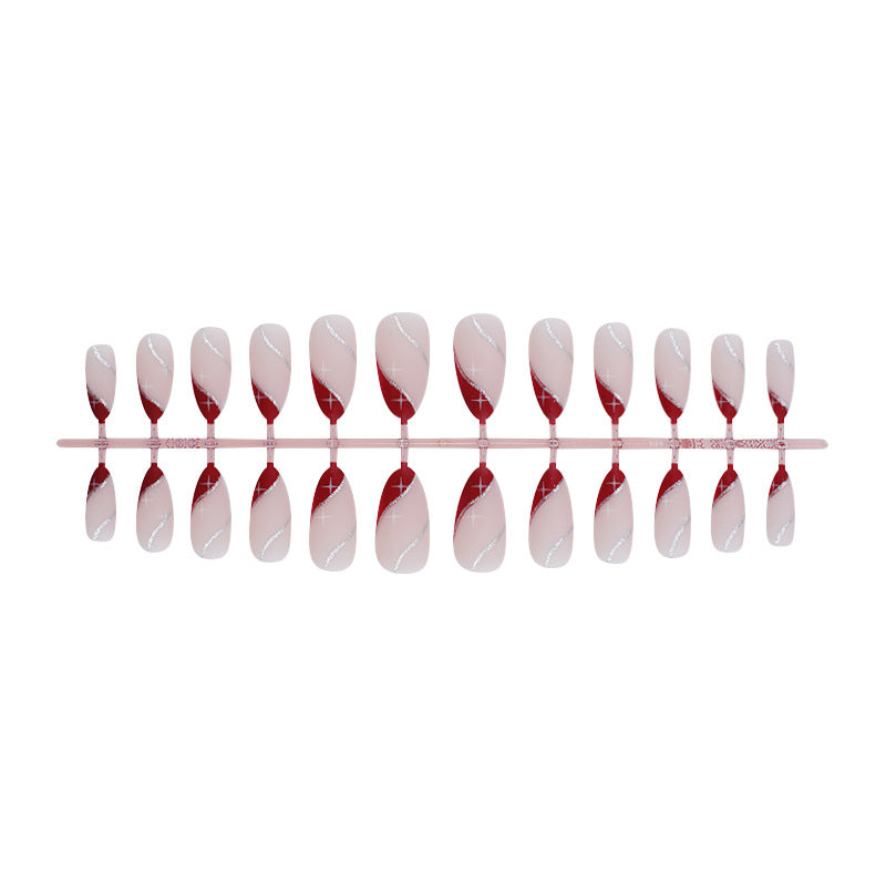 Artistic Gradient Press-On Nail Set Bowlift