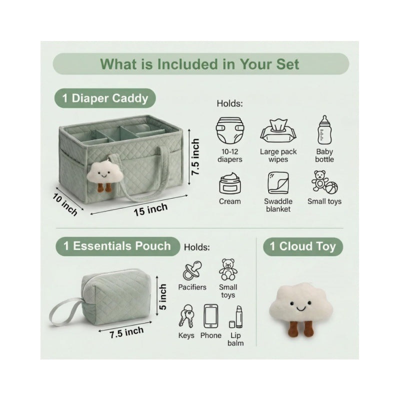 Multifunctional Wrap Organizer Bag Bowlift