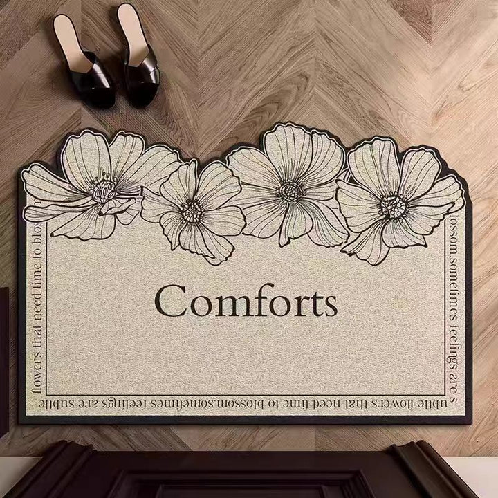 Floral Welcome Mat Bowlift