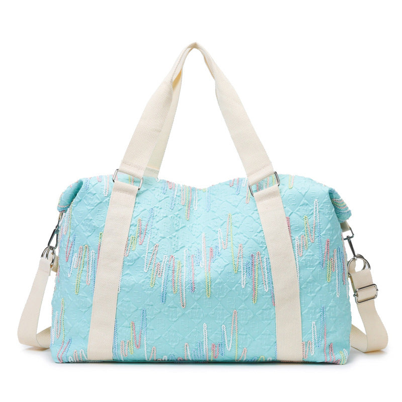Stylish Quilted Gym Bag Bowlift