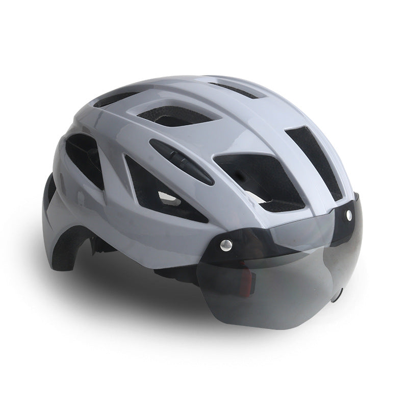WoAerodynamic Cycling Helmet with Visor Bowlift