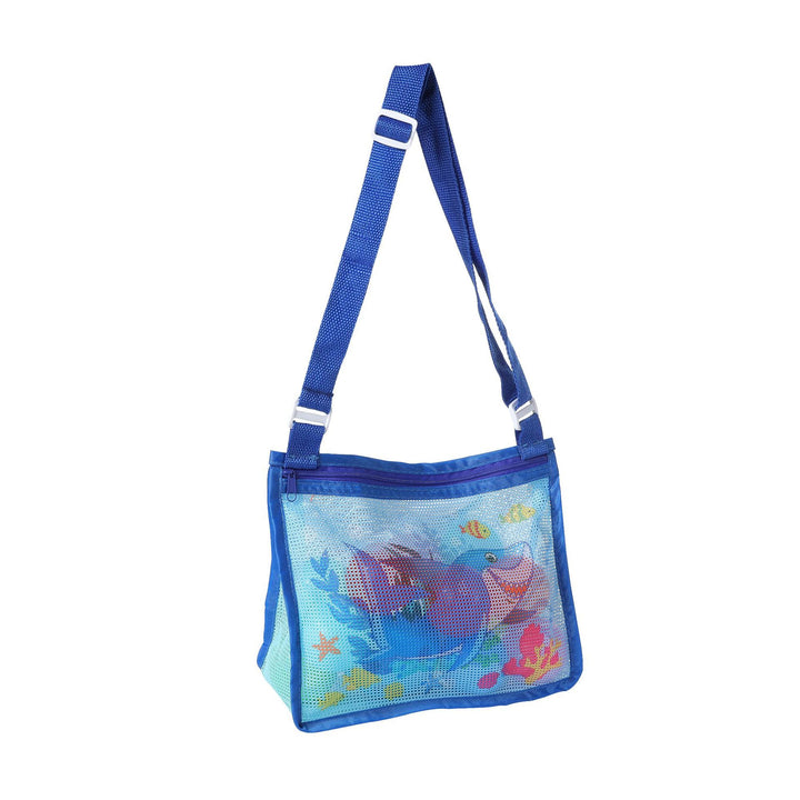 Mesh Beach Bag with Practical Zipper Bowlift