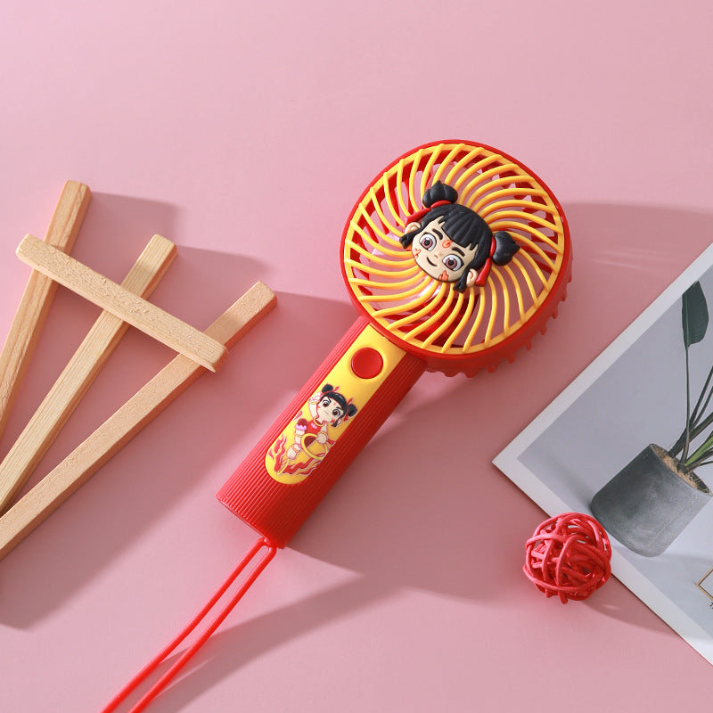Ladies portable hand fan in playful design Bowlift