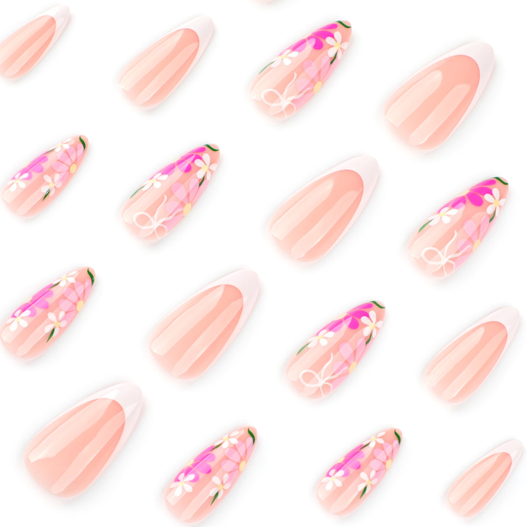 Artistic Nail Art with Floral Designs Bowlift