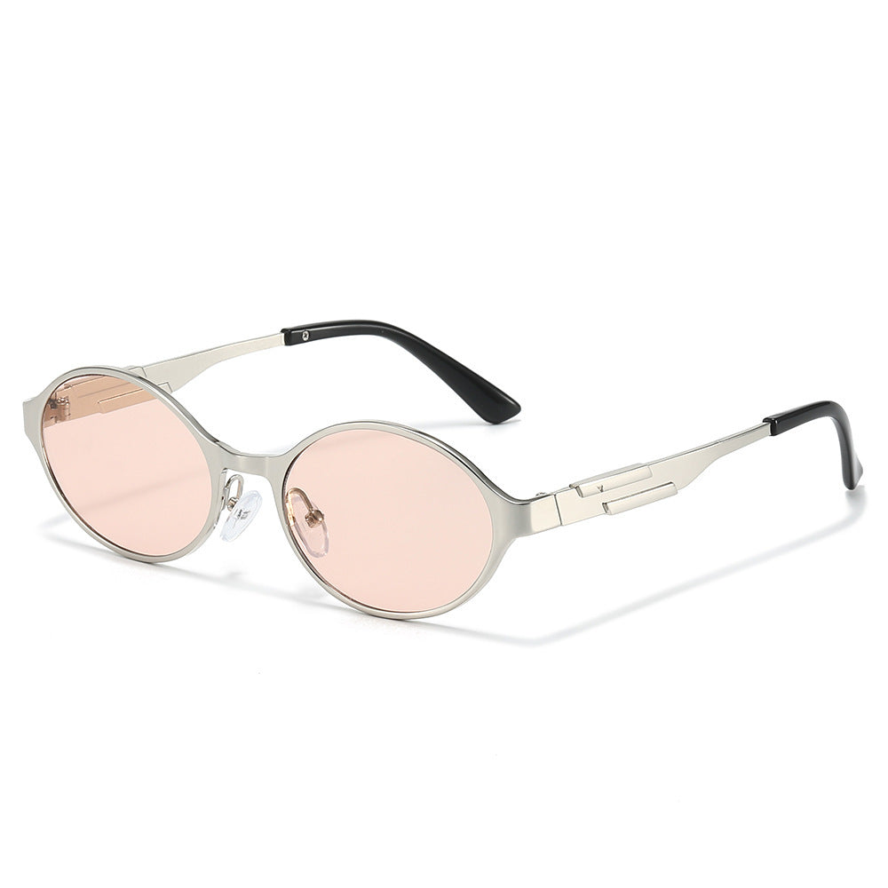Unique Oval Frame Sunglasses Bowlift