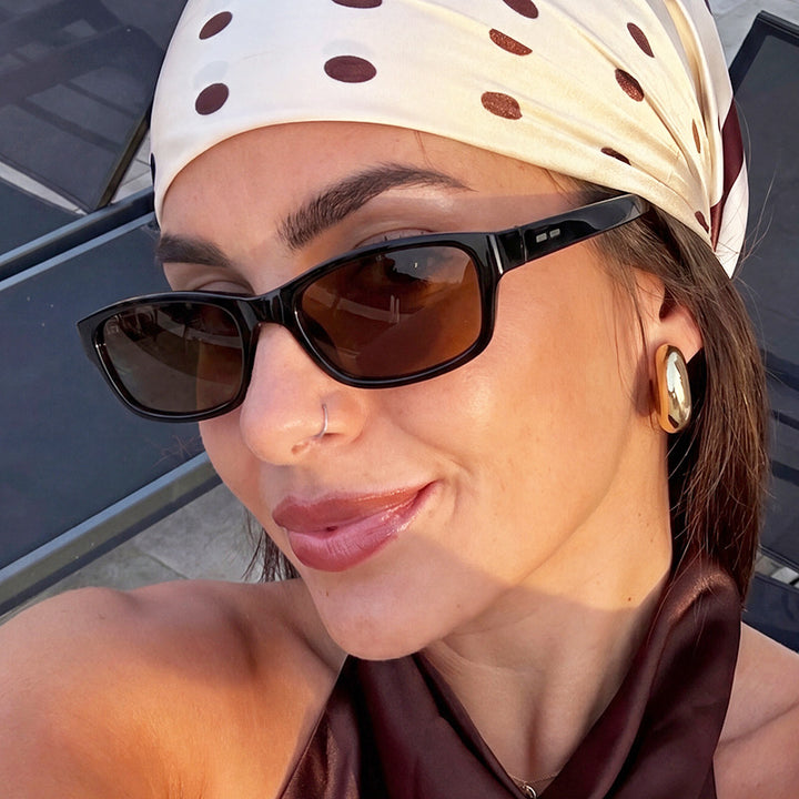 Women's sunglasses in a modern, angular design Bowlift
