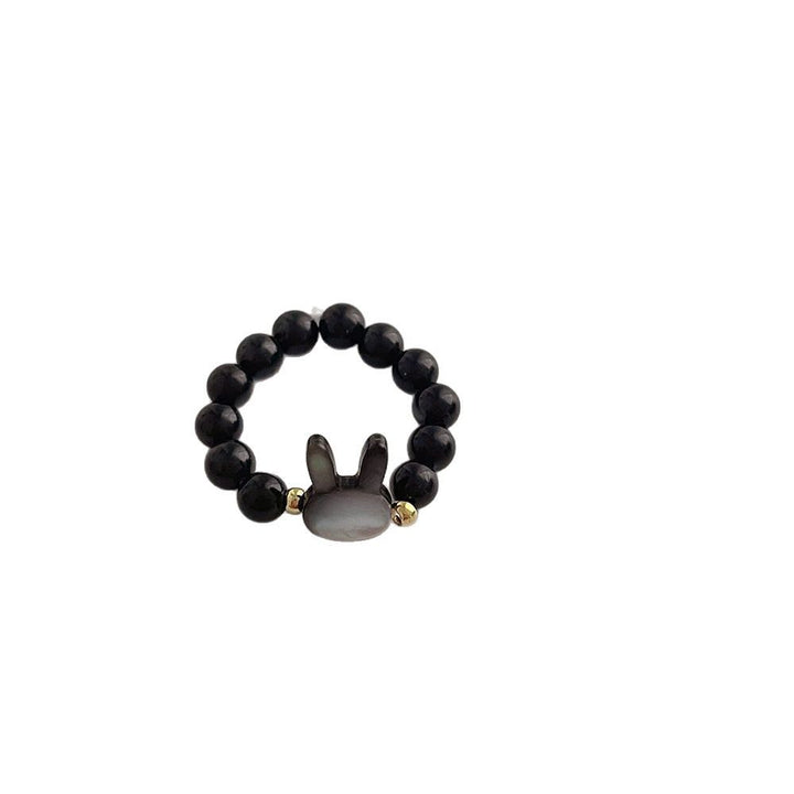 Cute Rabbit Charm Beaded Bracelet Bowlift
