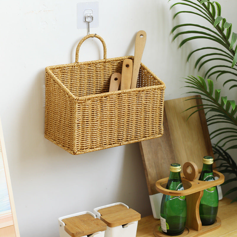 Decorative Woven Storage Basket Bowlift