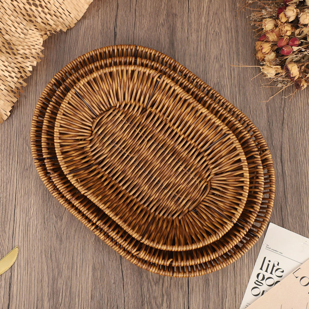 Decorative Woven Basket Bowlift