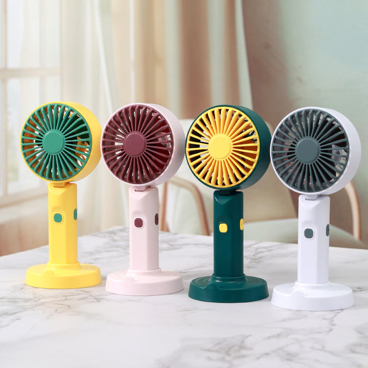 Unisex Portable Table Fan with Charging Station Bowlift