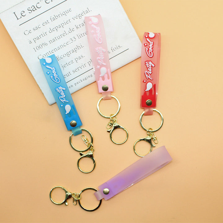 Unisex keychain made of high-quality silicone with playful design Bowlift