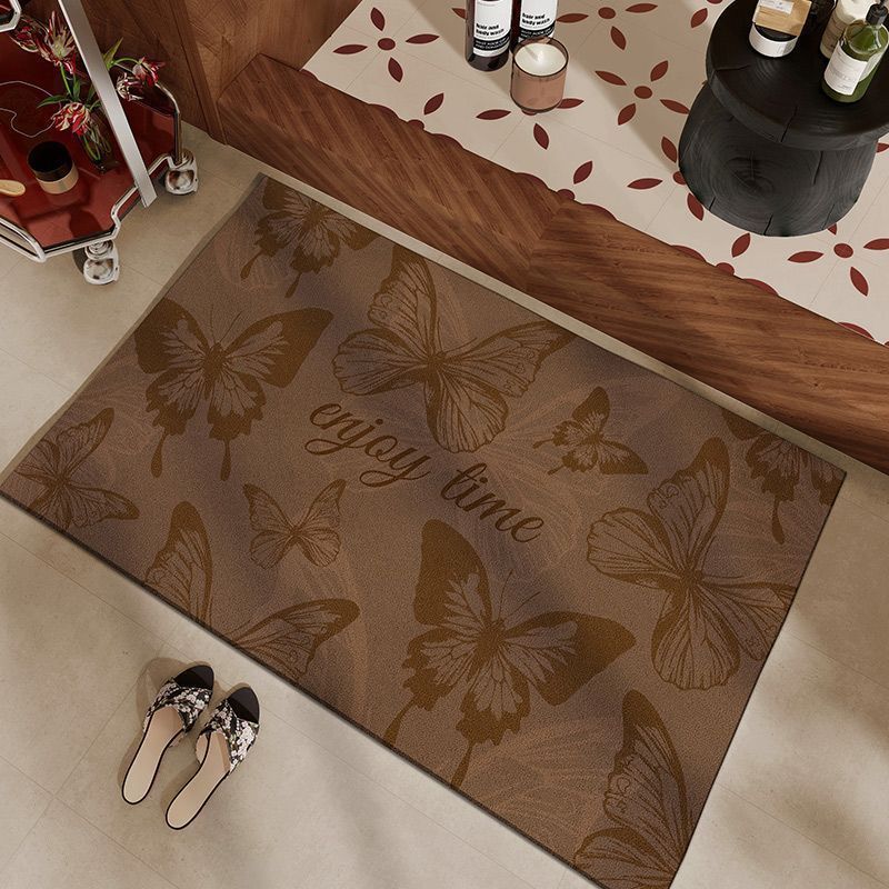 Inspirational Butterfly-Themed Area Rug