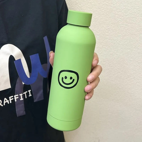 Women's insulated bottle with creative smiley design Bowlift