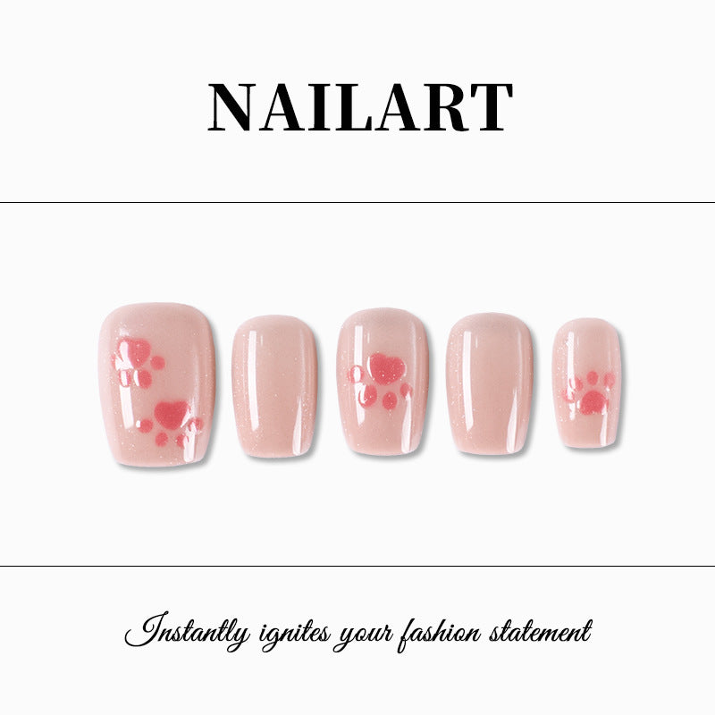 Decorative Crystal-Embellished Press-On Nails Bowlift