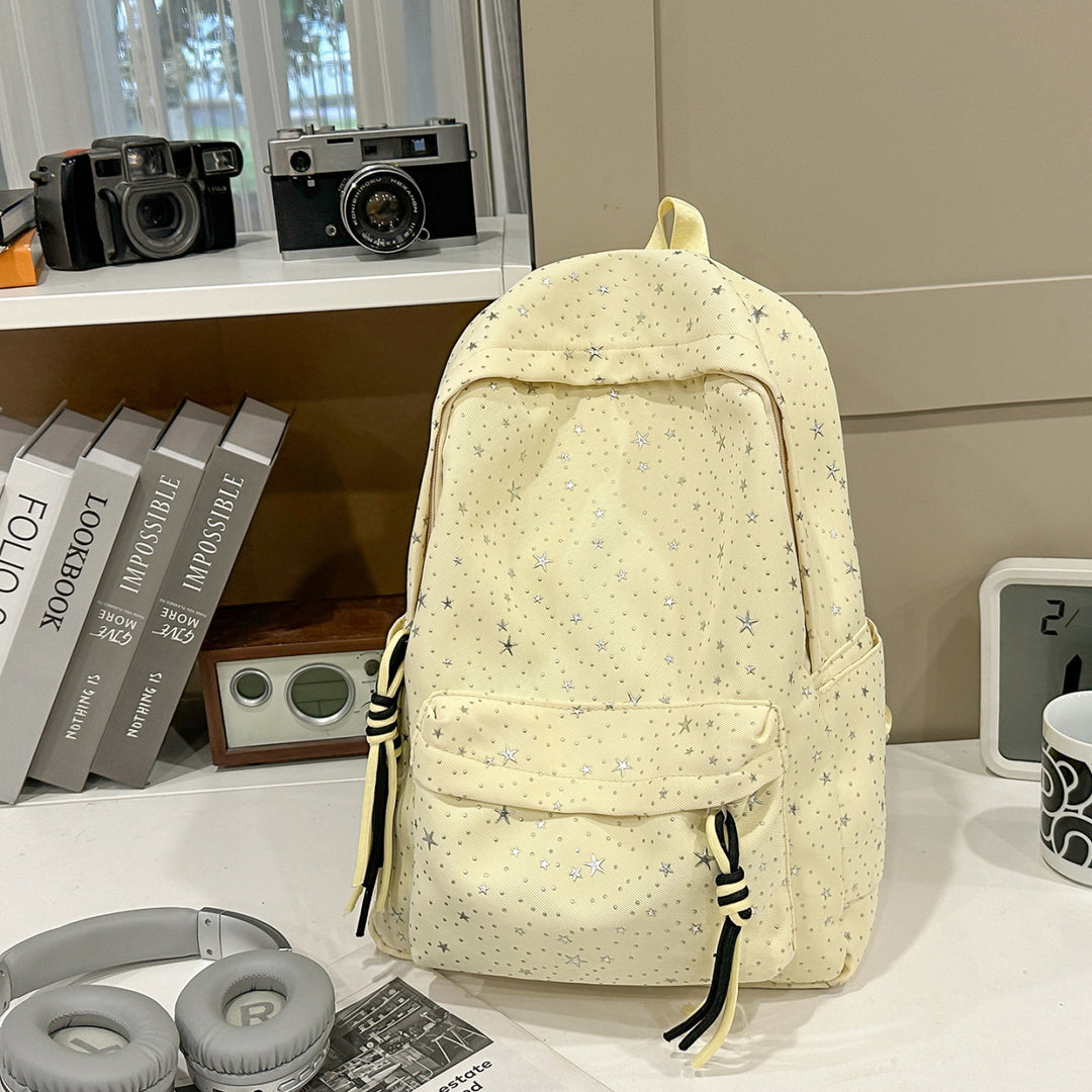 Stylish star motif backpack Bowlift