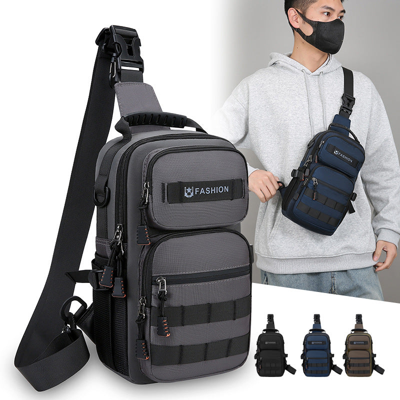Tactical Water-Resistant Sling Bag Bowlift