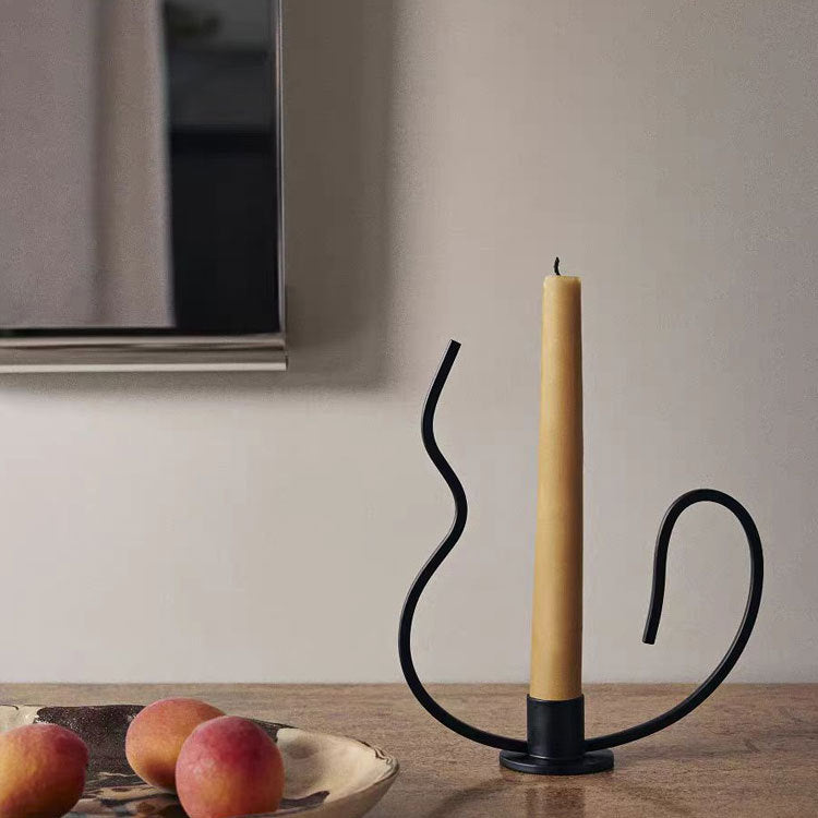 Artistic Curved Candle Holder