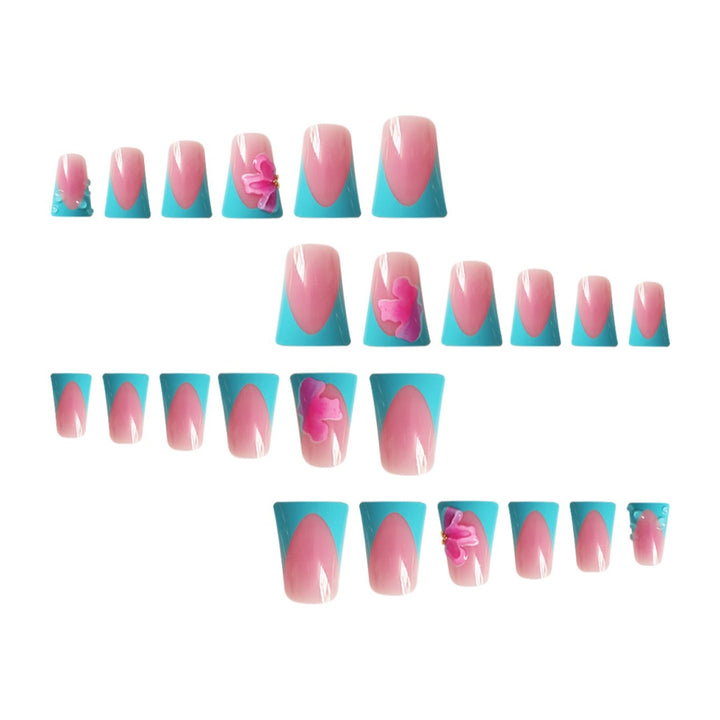 Artistic French Tip Nail Enhancements Bowlift