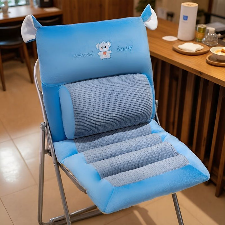 Ergonomic relaxation cushion with soft surface texture Bowlift