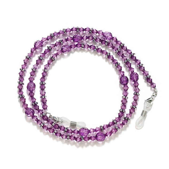 Elegant Crystal Beaded Eyewear Chain Bowlift