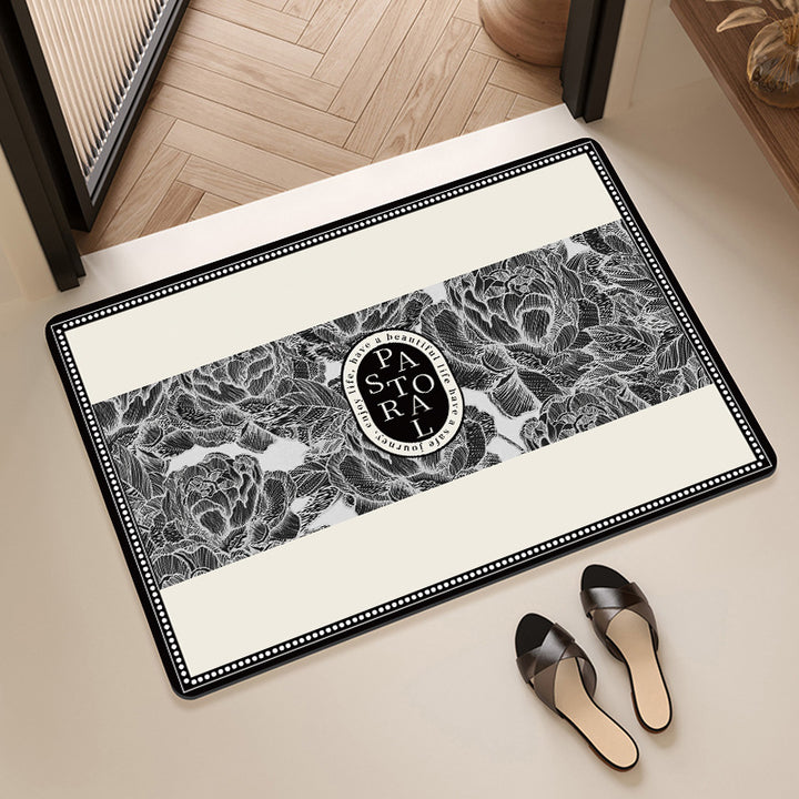 Decorative Motivational Bath Mat Bowlift