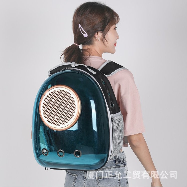 Unisex Transparent Pet Backpack with Ventilation Function Bowlift