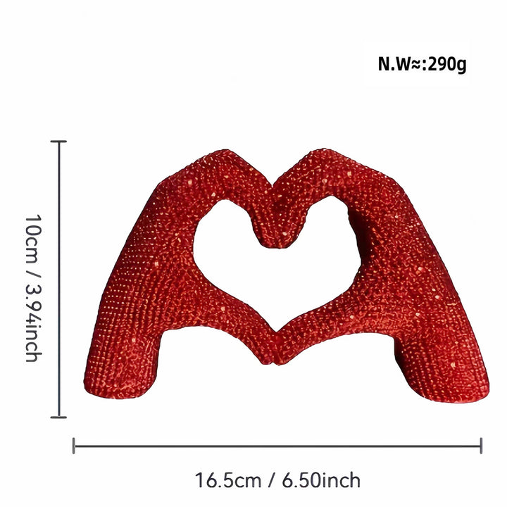 Heart Hand Sculpture Bowlift