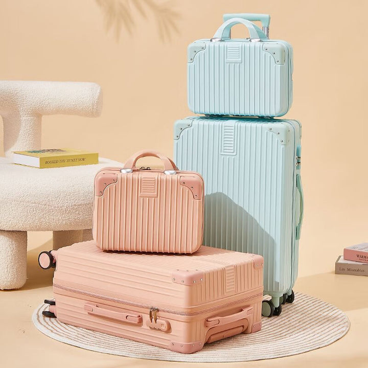 Unisex Durable Expandable Hard-Shell Luggage Bowlift