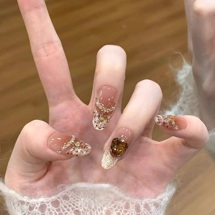 Decorative Character-Themed Press-On Nails Bowlift