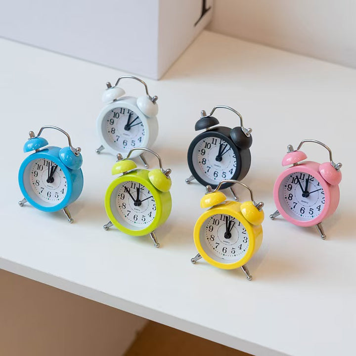 Classic Alarm Clock In Colorful Retro Design Bowlift