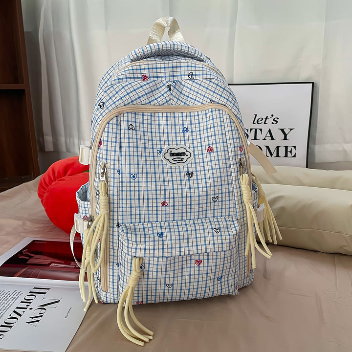 Cute Multi-Pocket Printed Backpack Bowlift