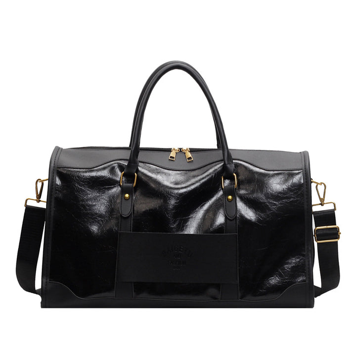 Stylish Leather Weekender Duffle