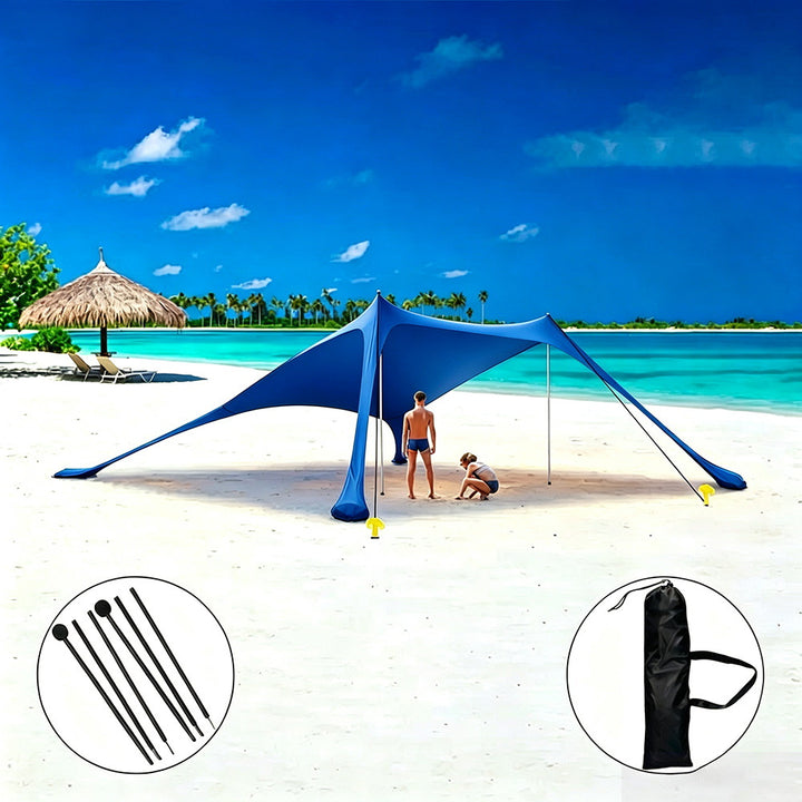WoLightweight Sandproof Beach Blanket Bowlift