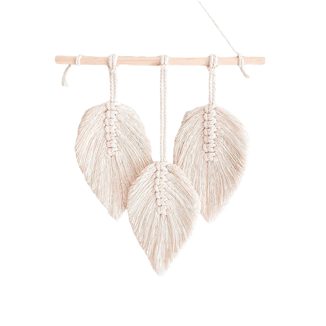 Decorative Leaf Macrame Wall Hanging Bowlift