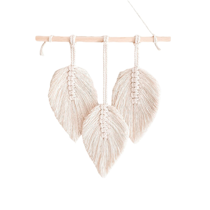 Decorative Leaf Macrame Wall Hanging Bowlift
