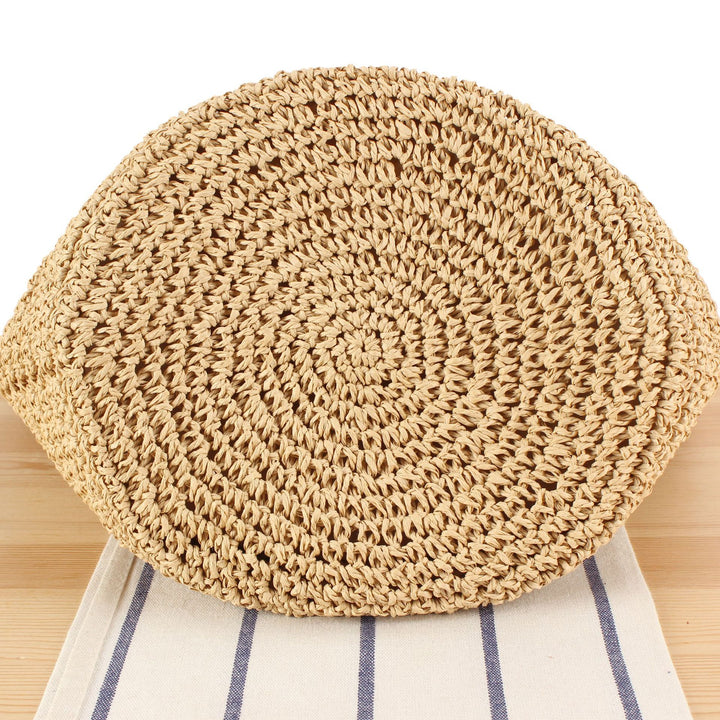 Hand-knotted beach bag with floral details Bowlift