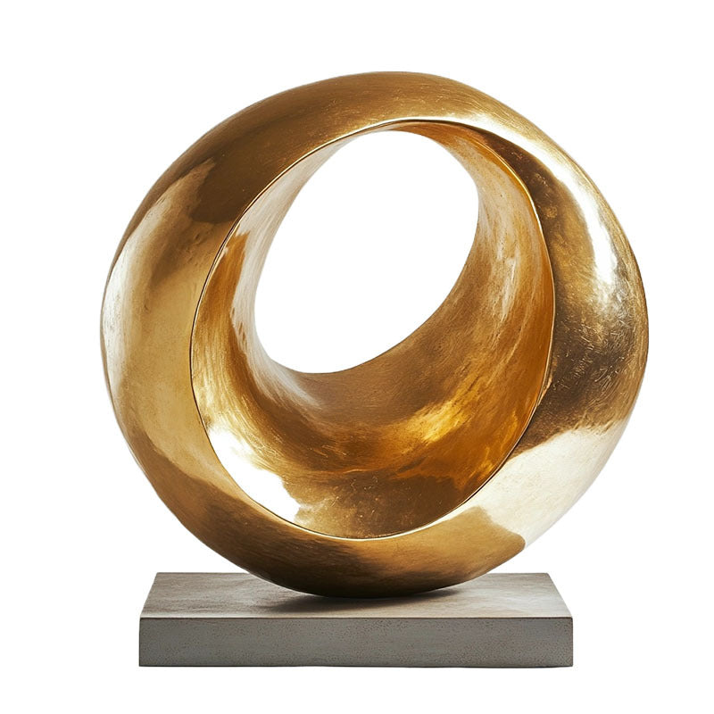 Modern Abstract Loop Sculpture
