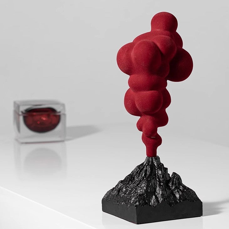 Volcanic Eruption Decorative Sculpture