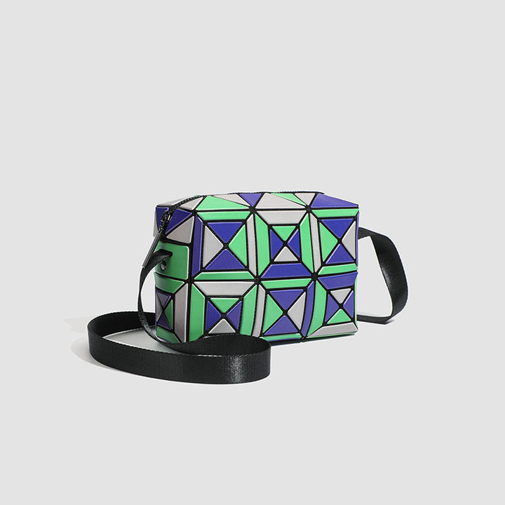 Geometric Patterned Crossbody Bag