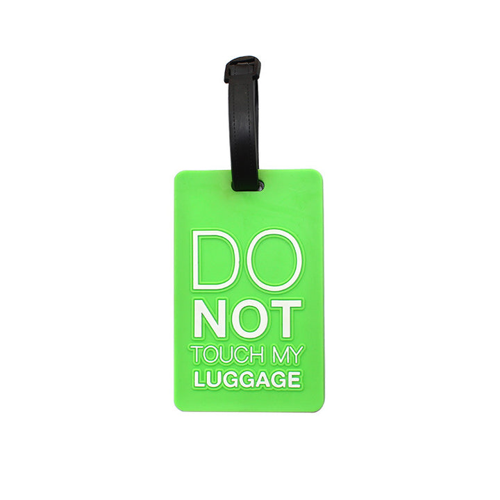 Unisex Luggage Tag with Safety Message Bowlift