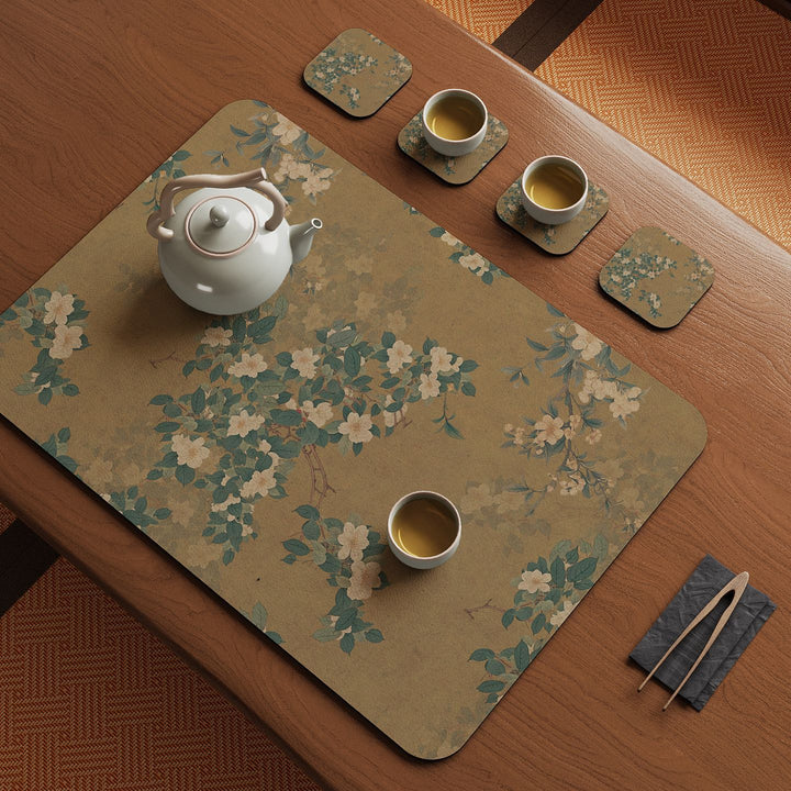 Floral Patterned Table Mat Bowlift