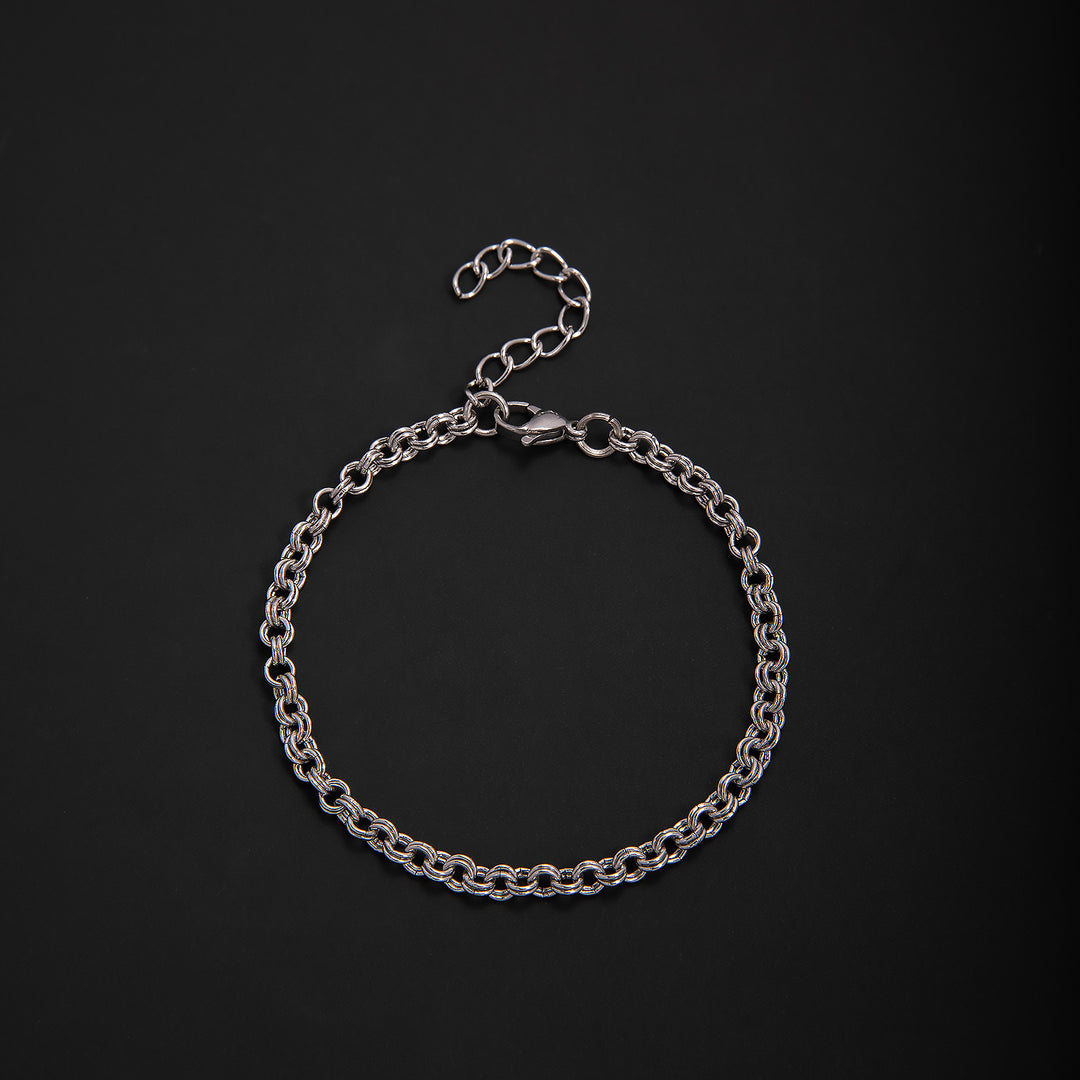 Textured Chain Link Bracelet Bowlift