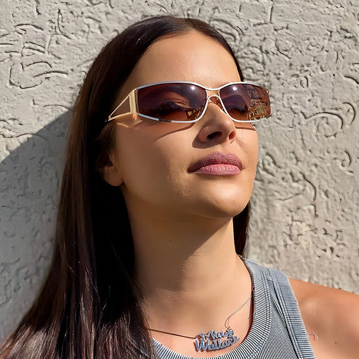 Women Sporty Sunglasses with Elegant Frame Bowlift