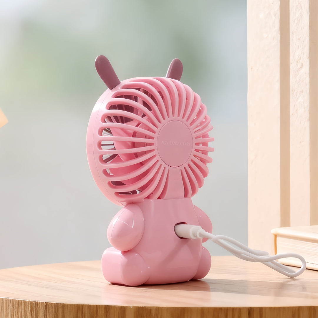 Women's portable mini fan with animal design Bowlift
