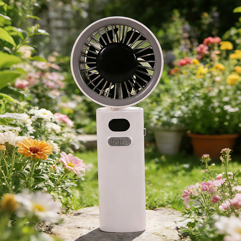 Women flexible hand fan with USB connection Bowlift